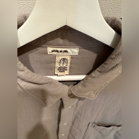 Shirt hiroshi kato double organic cotton gauze xl - Picture 2 of 5